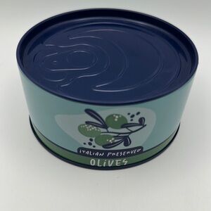 Italian Preserved Olives Storage Tin